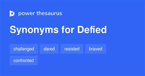 defied synonyms|defied .